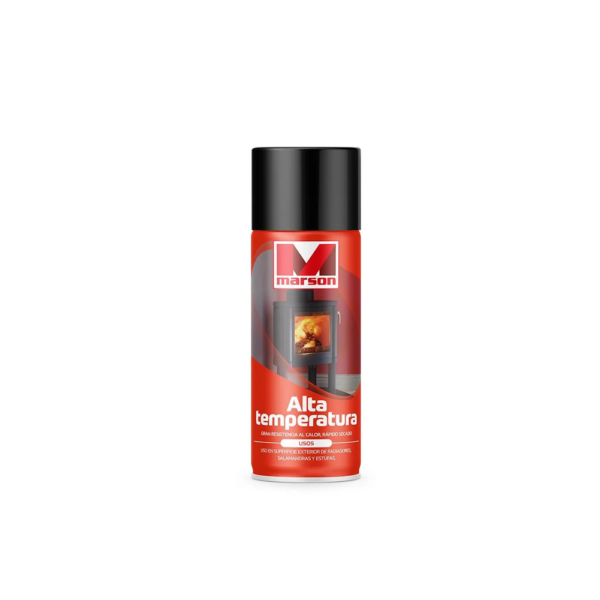 Pintura Spray MARSON Negro - ALTA TEMPERATURA
