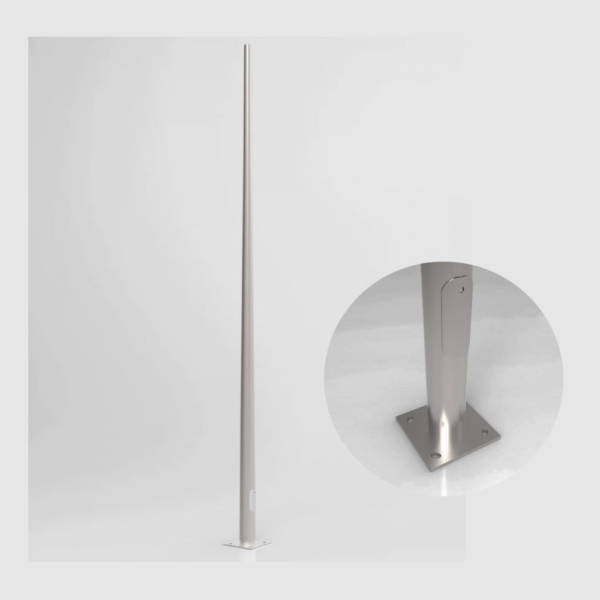Poste Luz 75x75x2x6000MTS
